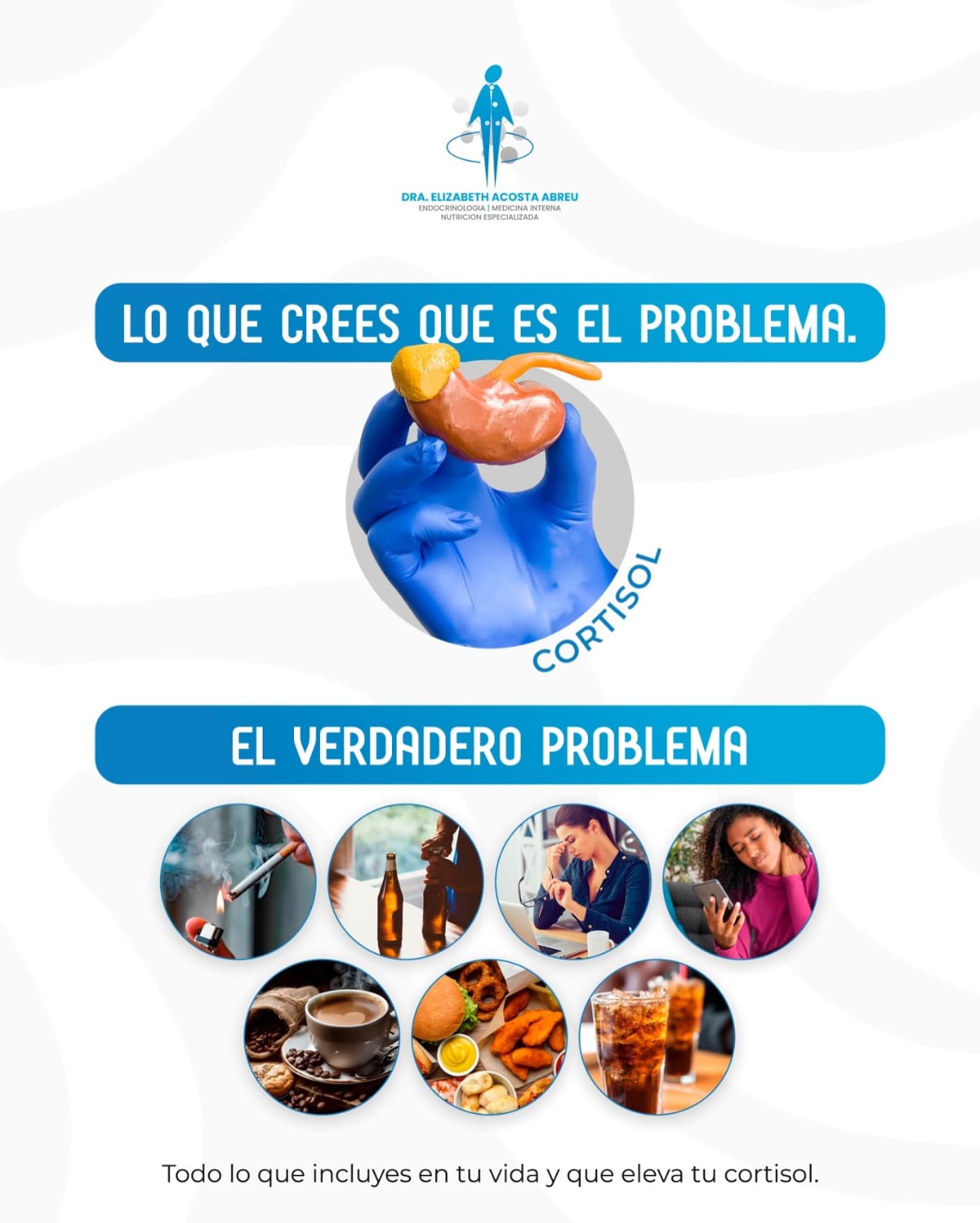 Cortisol, glándulas suprarrenales y hábitos