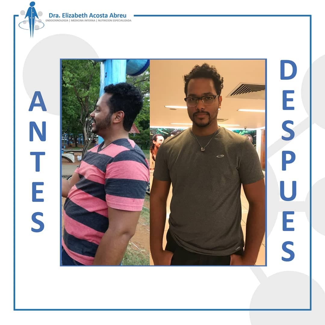 Antes y después de un paciente de la unidad